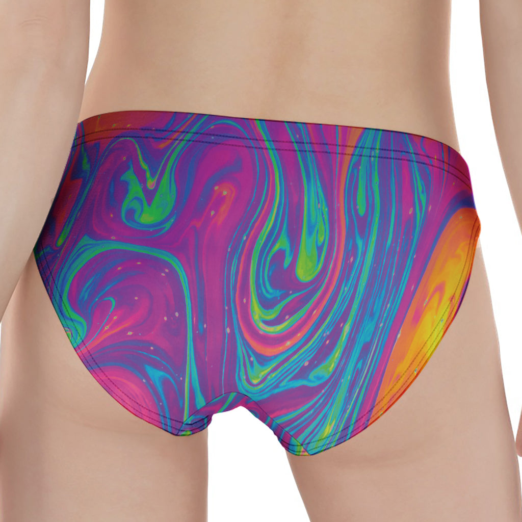 Psychedelic Liquid Print Women's Panties