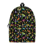 Psychedelic Mushroom Pattern Print Backpack