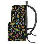 Psychedelic Mushroom Pattern Print Backpack