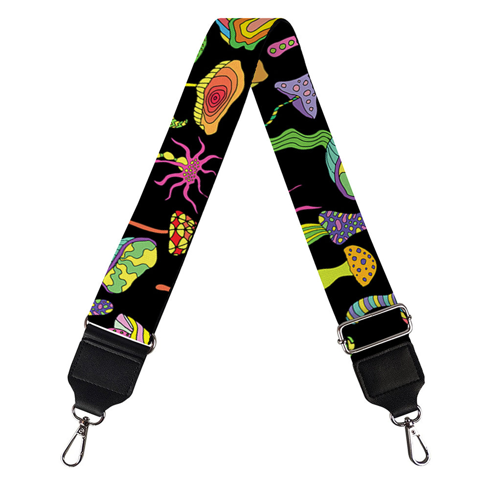 Psychedelic Mushroom Pattern Print Bag Strap