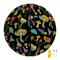 Psychedelic Mushroom Pattern Print Basketball