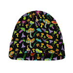Psychedelic Mushroom Pattern Print Beanie