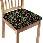 Psychedelic Mushroom Pattern Print Chair Cushion Cover