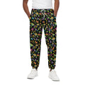 Psychedelic Mushroom Pattern Print Cotton Sweatpants