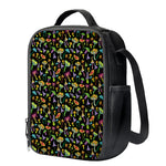 Psychedelic Mushroom Pattern Print Crossbody Lunch Bag