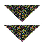 Psychedelic Mushroom Pattern Print Dog Bandana