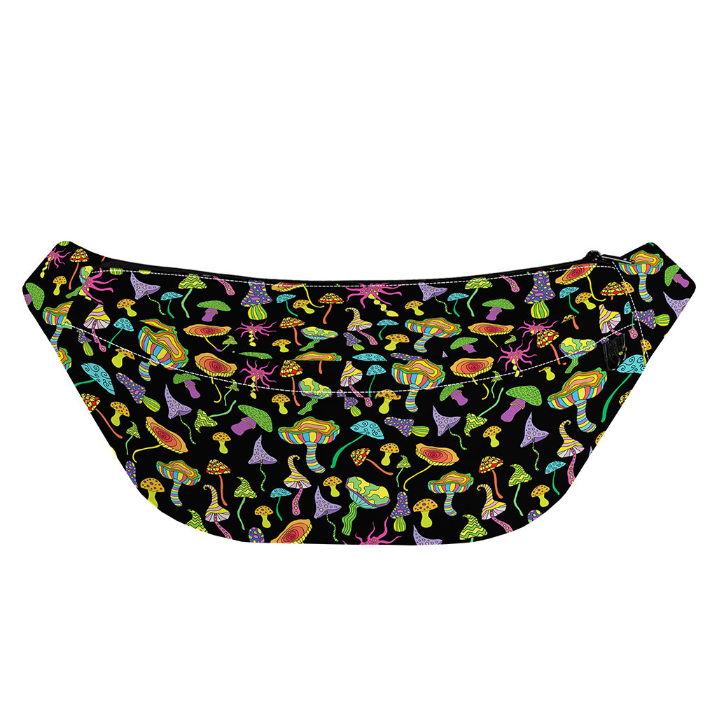 Psychedelic Mushroom Pattern Print Fanny Pack