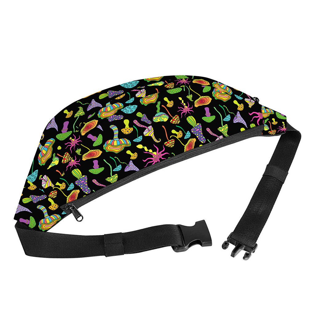 Psychedelic Mushroom Pattern Print Fanny Pack