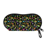 Psychedelic Mushroom Pattern Print Glasses Case