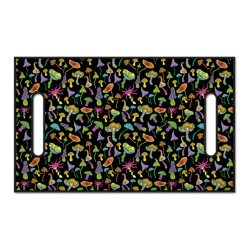 Psychedelic Mushroom Pattern Print Golf Cart Seat Cover