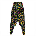 Psychedelic Mushroom Pattern Print Hammer Pants