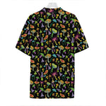 Psychedelic Mushroom Pattern Print Hawaiian Shirt