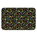 Psychedelic Mushroom Pattern Print Indoor Door Mat