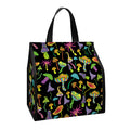 Psychedelic Mushroom Pattern Print Insulated Lunch Tote