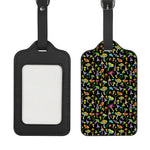Psychedelic Mushroom Pattern Print Luggage Tag