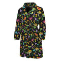 Psychedelic Mushroom Pattern Print Men's Bathrobe