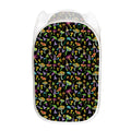 Psychedelic Mushroom Pattern Print Mesh Laundry Hamper