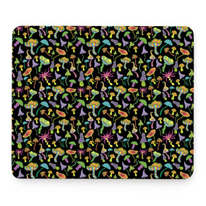 Psychedelic Mushroom Pattern Print Mouse Pad