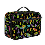 Psychedelic Mushroom Pattern Print Portable Lunch Bag