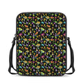 Psychedelic Mushroom Pattern Print Rectangular Crossbody Bag