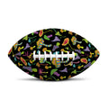 Psychedelic Mushroom Pattern Print Rugby Ball