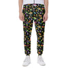 Psychedelic Mushroom Pattern Print Scuba Joggers