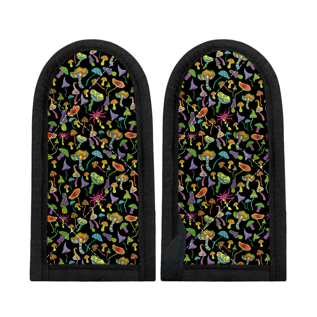 Psychedelic Mushroom Pattern Print Skillet Handle Cover
