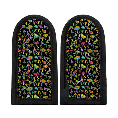 Psychedelic Mushroom Pattern Print Skillet Handle Cover