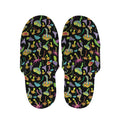 Psychedelic Mushroom Pattern Print Slippers