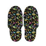 Psychedelic Mushroom Pattern Print Slippers