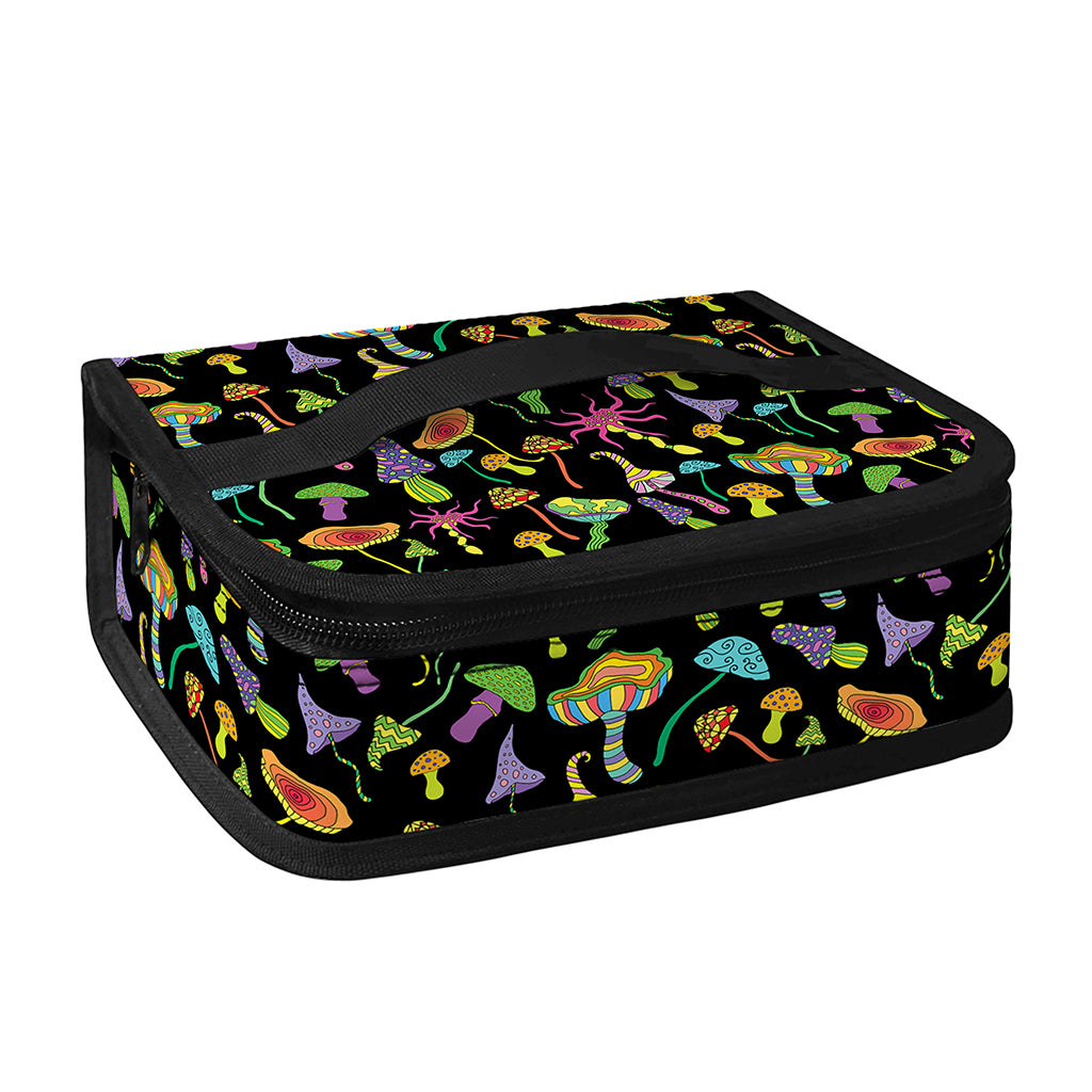 Psychedelic Mushroom Pattern Print Small Lunch Bag
