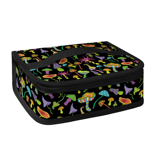 Psychedelic Mushroom Pattern Print Small Lunch Bag