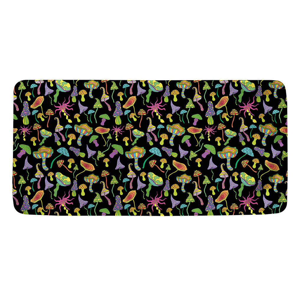 Psychedelic Mushroom Pattern Print Towel