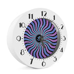 Psychedelic Om Print Alarm Clock