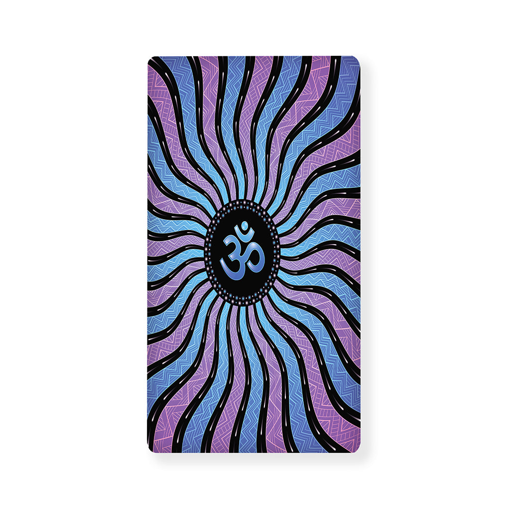 Psychedelic Om Print Baby Crib Sheet
