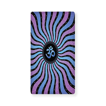 Psychedelic Om Print Baby Crib Sheet