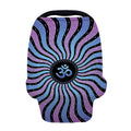 Psychedelic Om Print Baby Seat Cover
