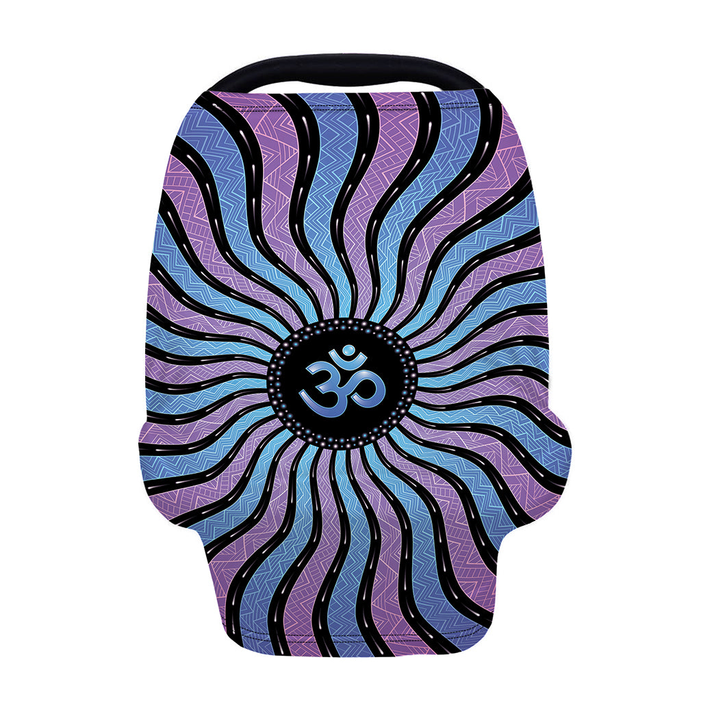Psychedelic Om Print Baby Seat Cover