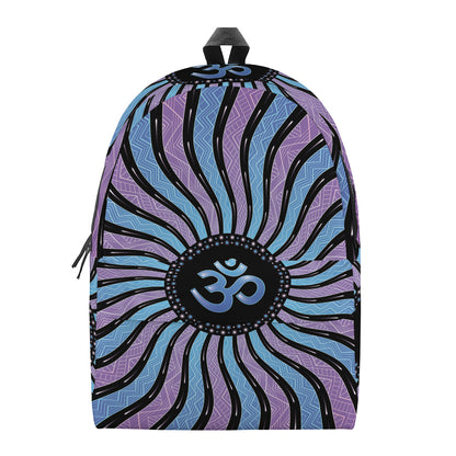 Psychedelic Om Print Backpack