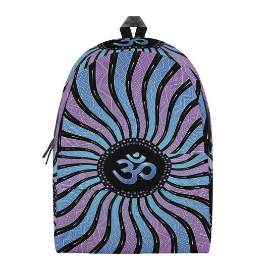 Psychedelic Om Print Backpack