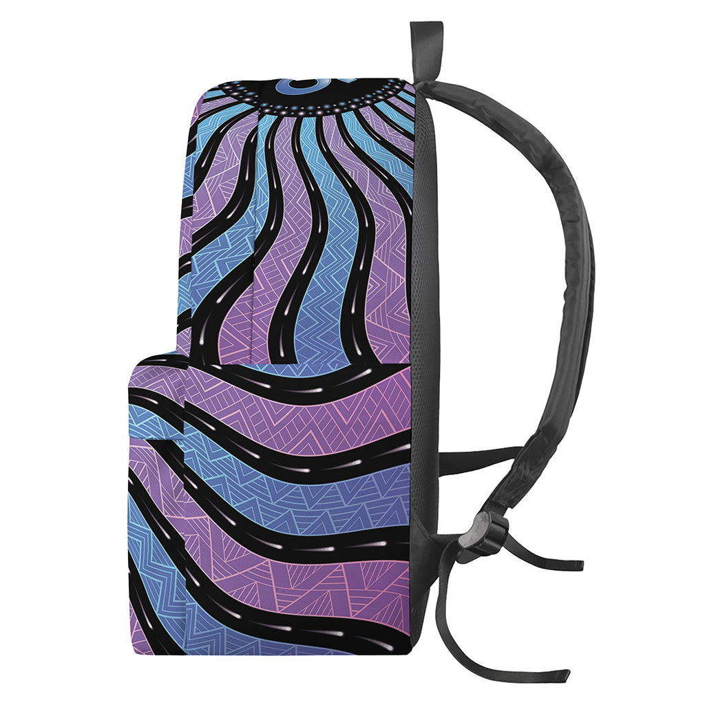 Psychedelic Om Print Backpack