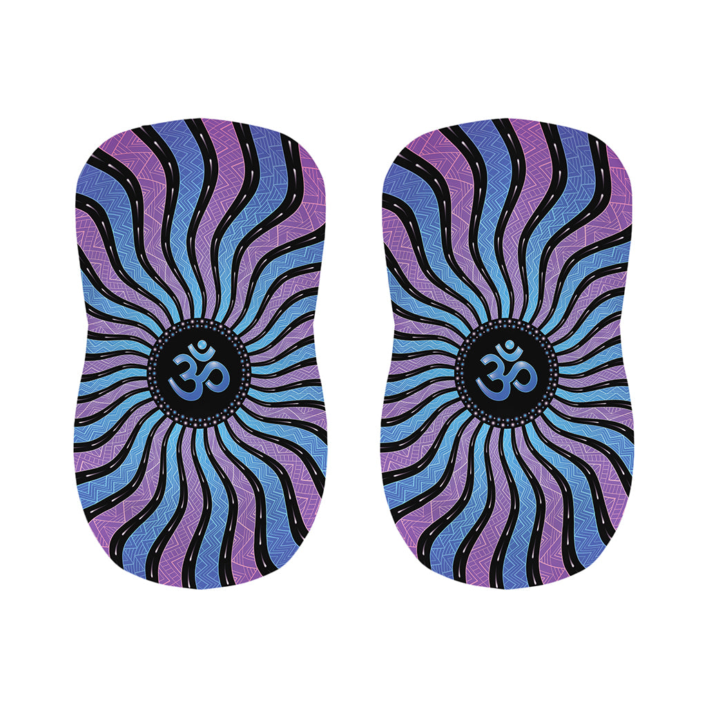 Psychedelic Om Print Bar Stool Covers