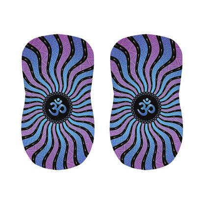 Psychedelic Om Print Bar Stool Covers