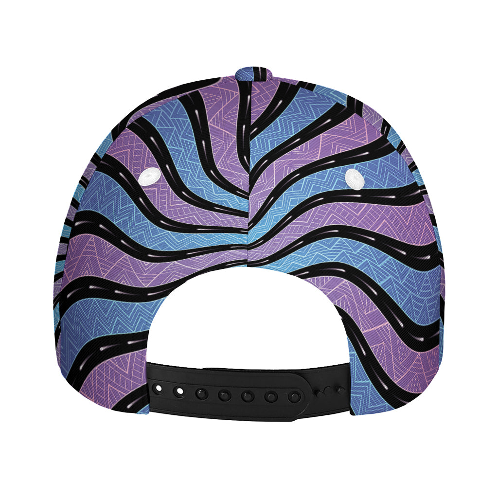 Psychedelic Om Print Baseball Cap