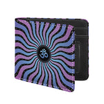 Psychedelic Om Print Bifold Wallet
