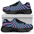 Psychedelic Om Print Black Chunky Shoes