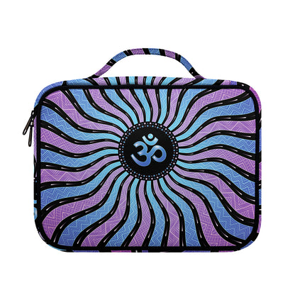 Psychedelic Om Print Briefcase Bible Bag