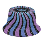 Psychedelic Om Print Bucket Hat