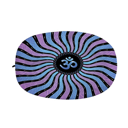 Psychedelic Om Print Car Side Mirror Covers