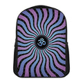 Psychedelic Om Print Casual Backpack